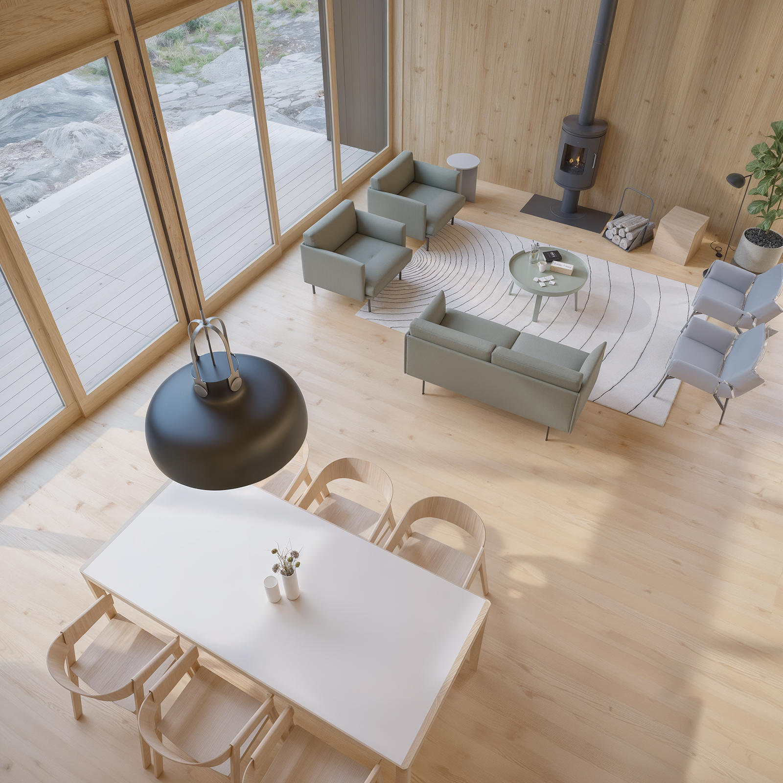 Modern Alpine Family