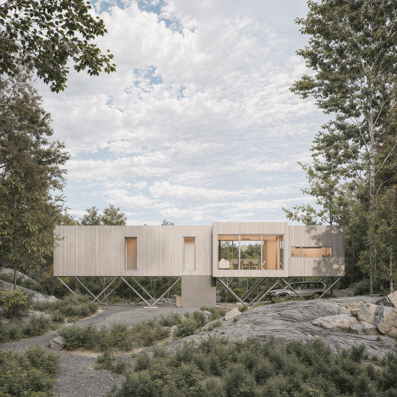 Modern Treehouse - Den